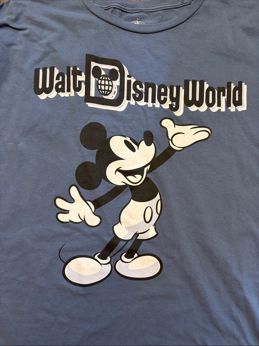 Walt Disney World Mickey Graphic Tee - Blue Souvenir